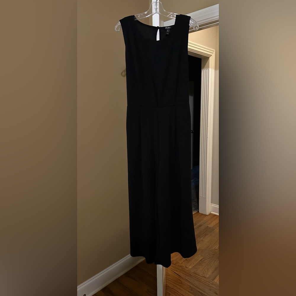 Black jumpsuit.